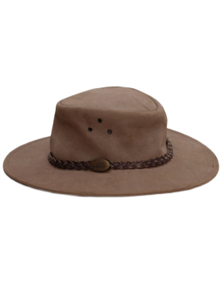 Chapéu de cowboy masculino de camurça Jacaru Australia médio/grande marrom ocidental
