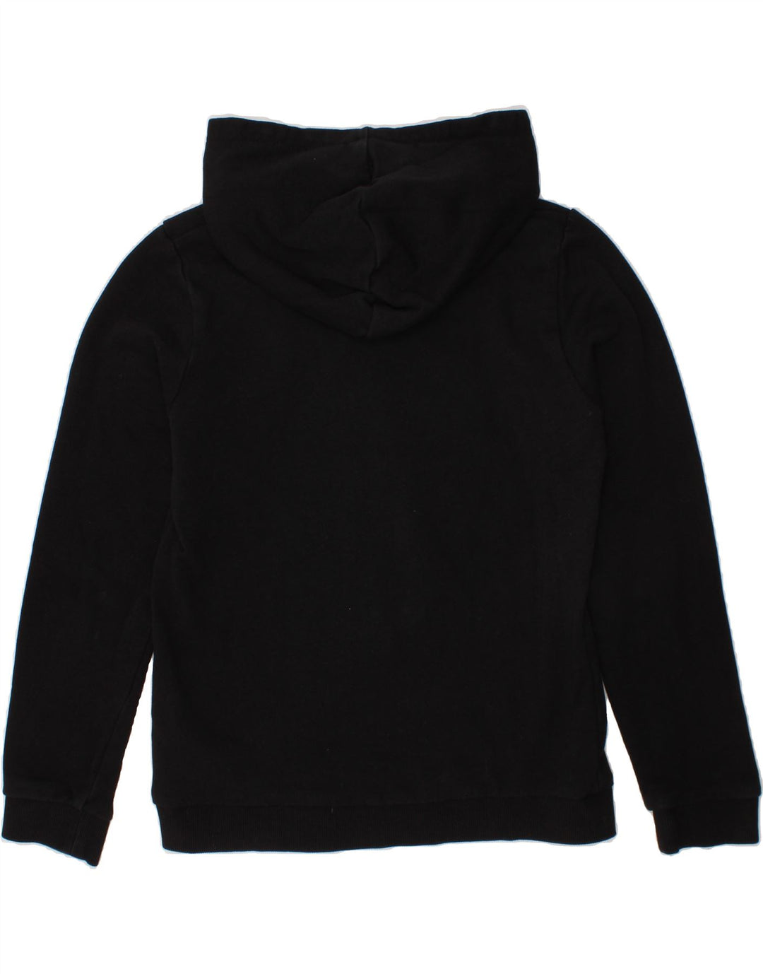 GUESS Girls Graphic Hoodie Jumper 9-10 Years Black Cotton Vintage Guess and Second-Hand Guess from Messina Hembry 