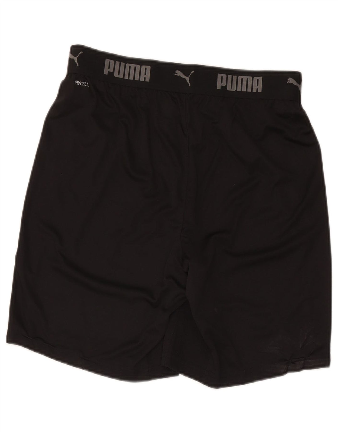 Shorts esportivos gráficos masculinos Puma médio preto poliéster