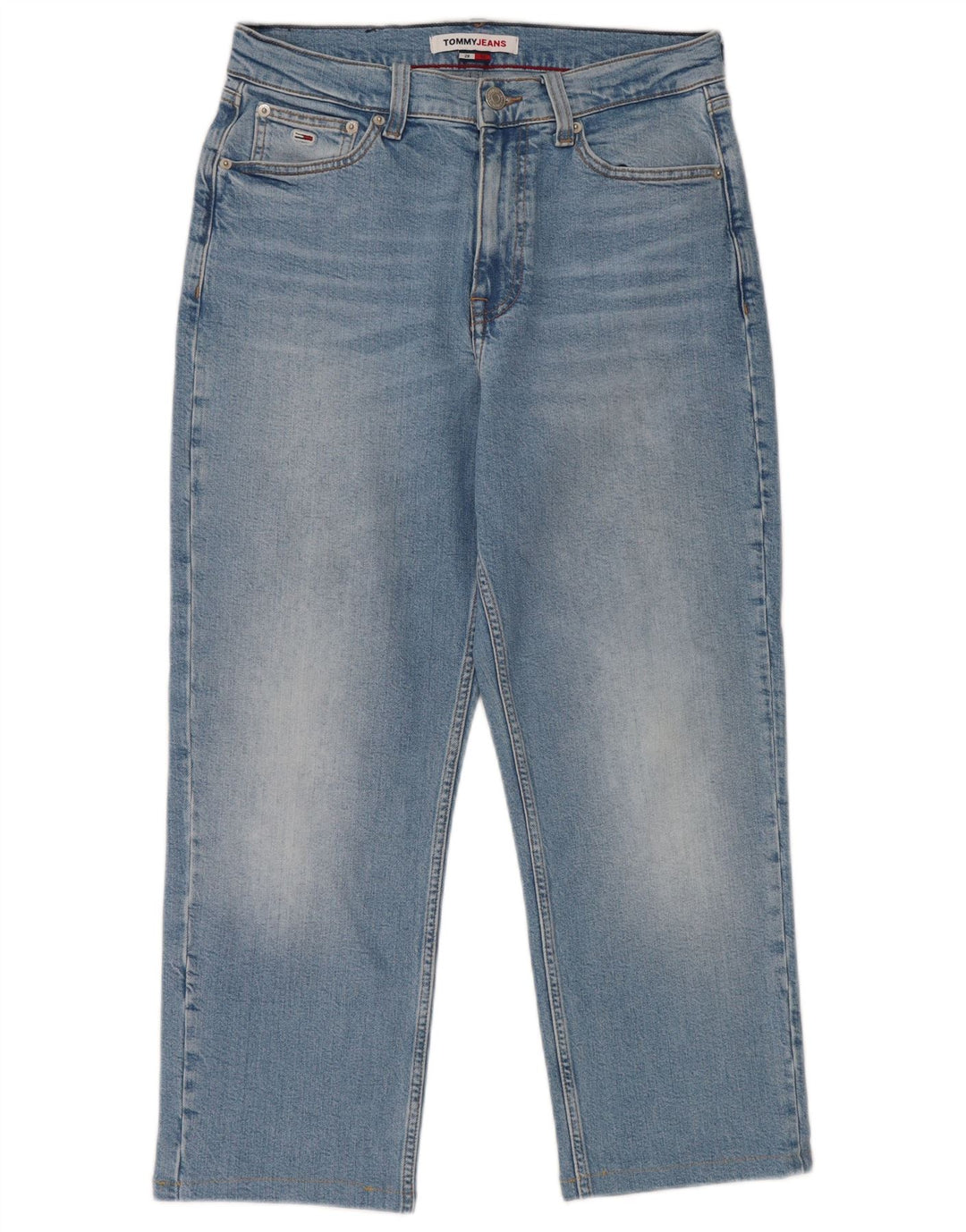 Jeans cropped feminino Tommy Hilfiger W28 L23 algodão azul