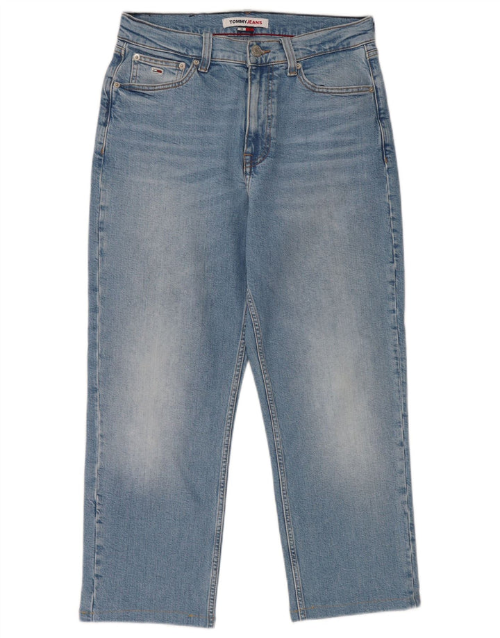 Jeans cropped feminino Tommy Hilfiger W28 L23 algodão azul