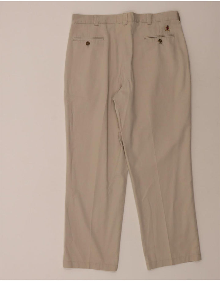 TOMMY HILFIGER Mens Pegged Chino Trousers W38 L30 Beige Cotton Vintage Tommy Hilfiger and Second-Hand Tommy Hilfiger from Messina Hembry 