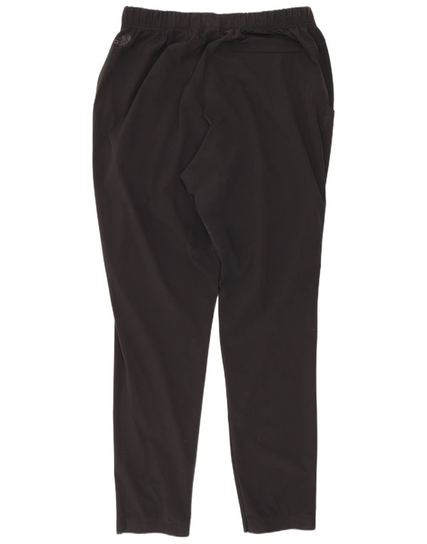 Calça de treino masculina Adidas grande poliéster preto