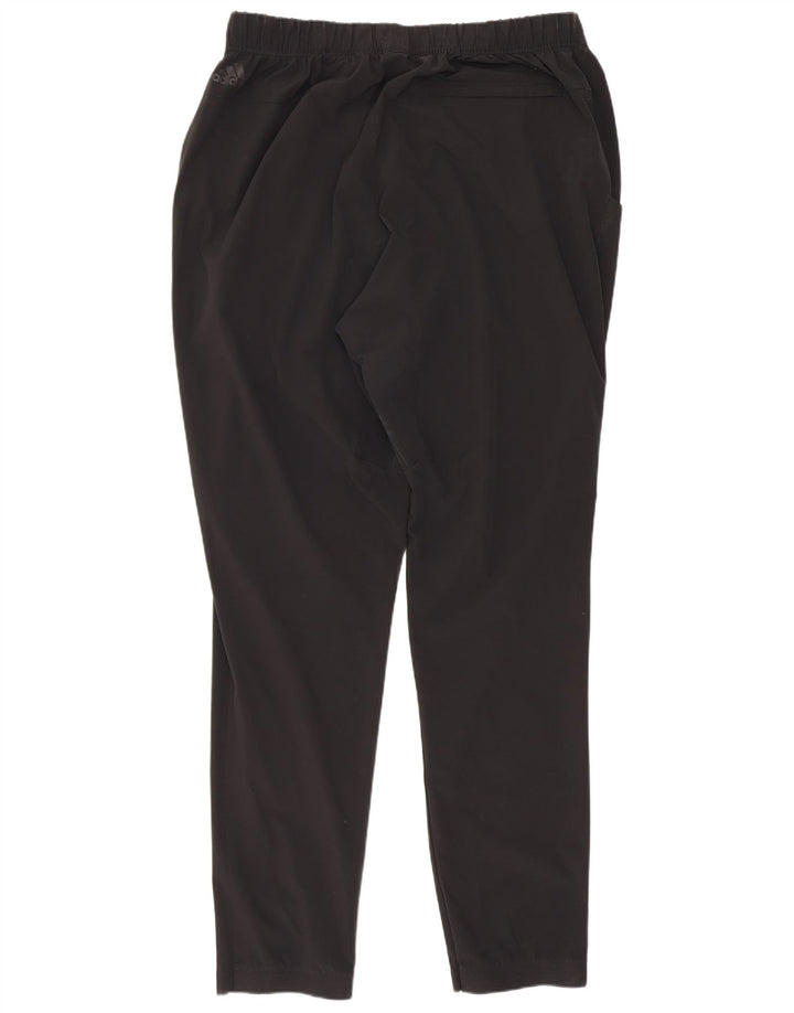 Calça de treino masculina Adidas grande poliéster preto