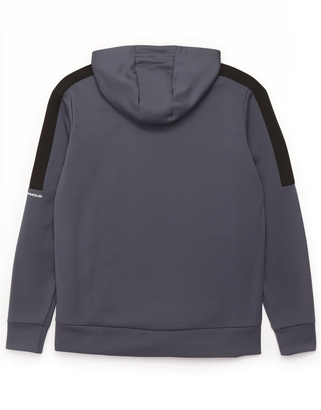 Suéter masculino Under Armour com capuz e zíper pequeno azul poliéster