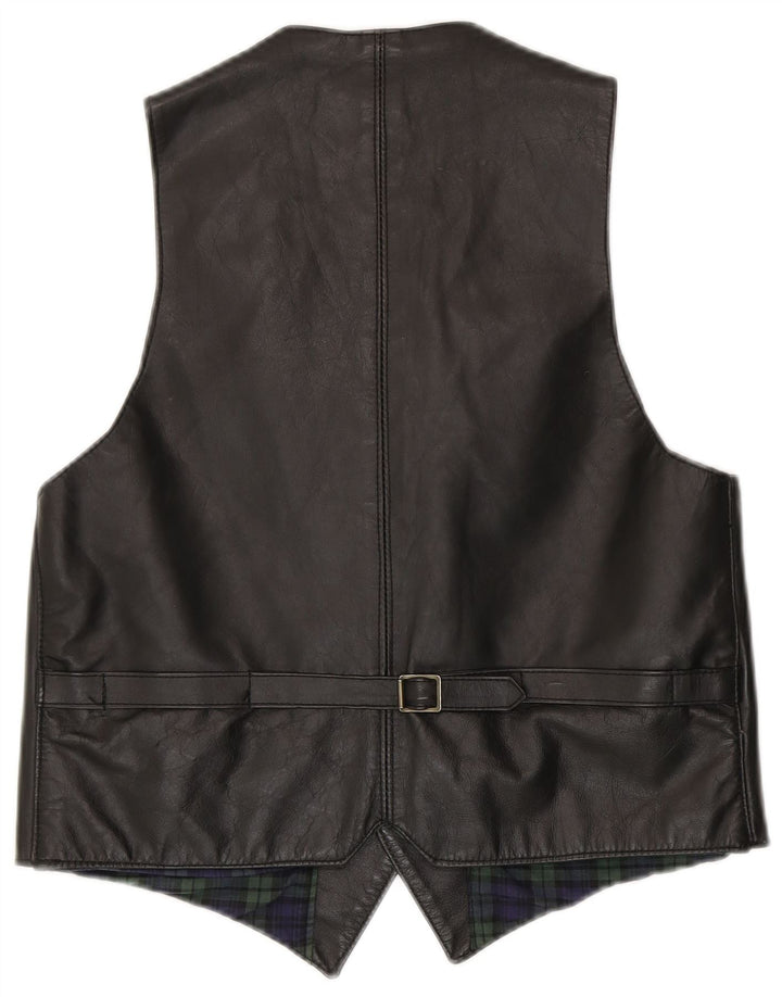 Colete Vintage Masculino Grande Preto