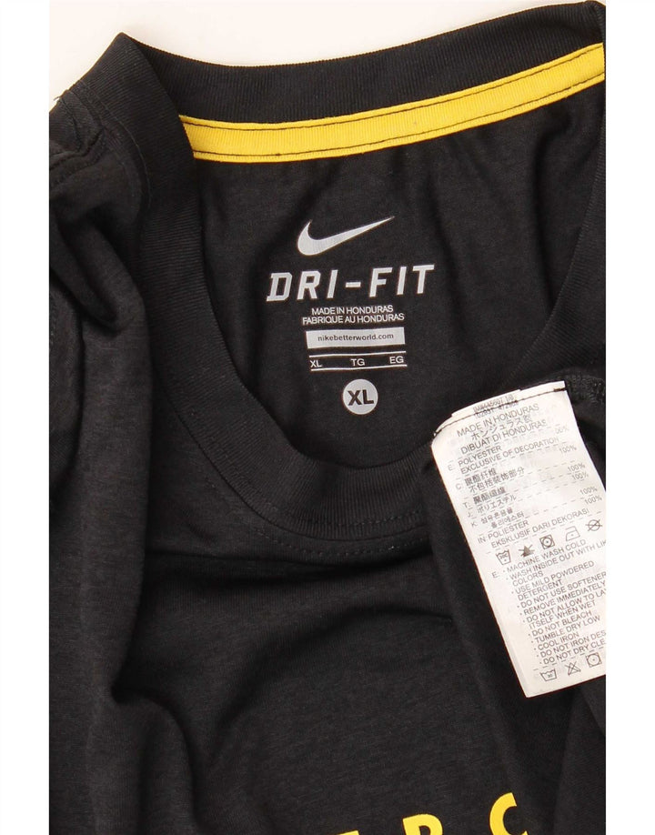 Camiseta Nike Masculina Dri Fit Graphic Top XL Preto Poliéster