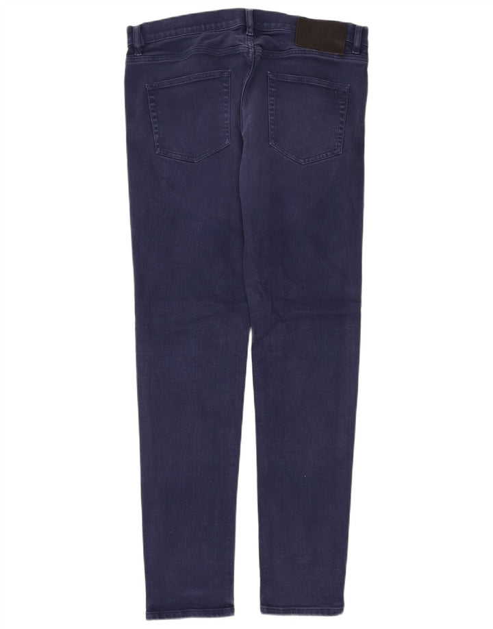 Diesel Mens Slim Jeans W34 L34 Azul Marinho Algodão