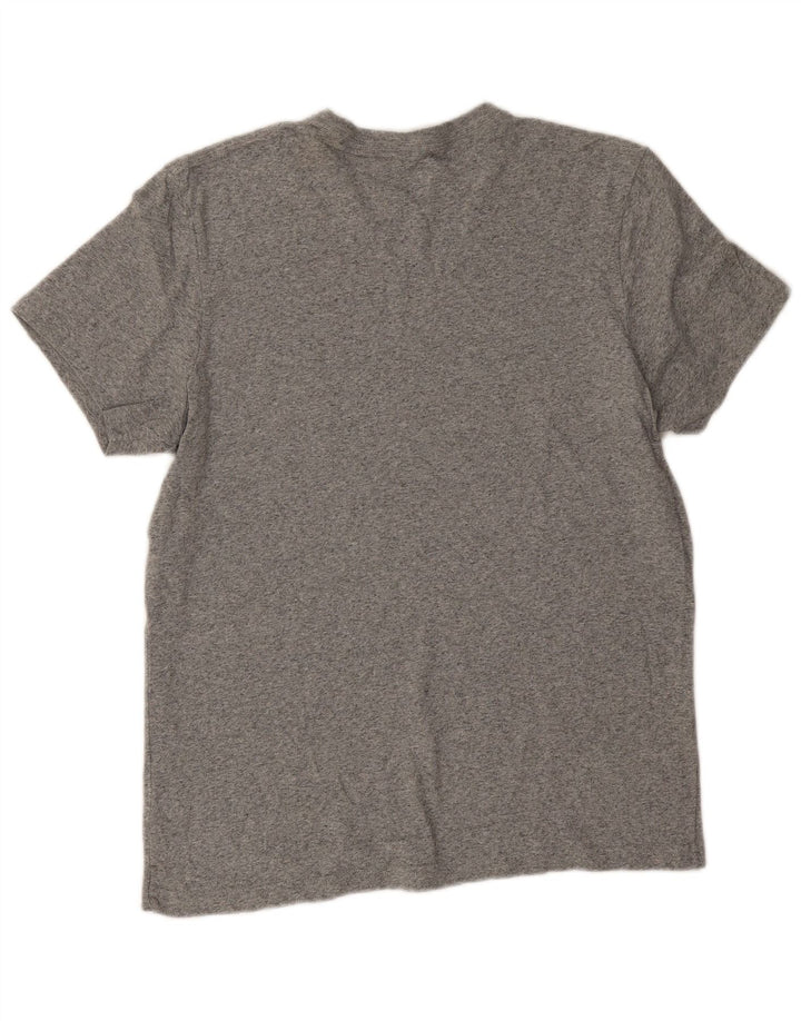 Camiseta masculina Jack Wills Classic Fit Top de algodão cinza médio