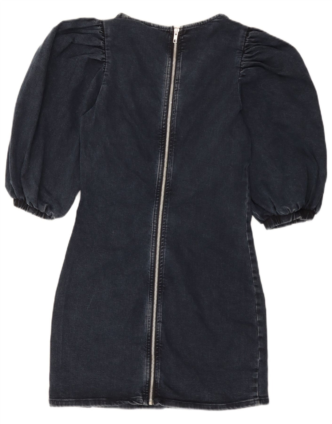 Vestido jeans feminino Zara Reino Unido 12 médio azul marinho