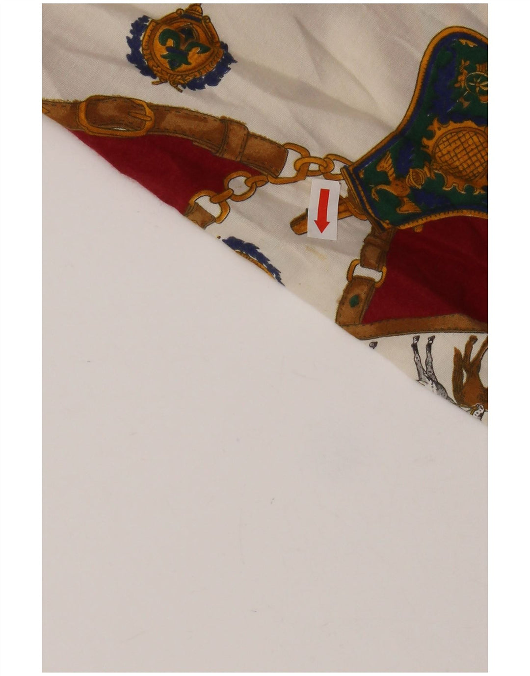 Blusa feminina com estampa abstrata Mary Anne Reino Unido 14 médio Borgonha