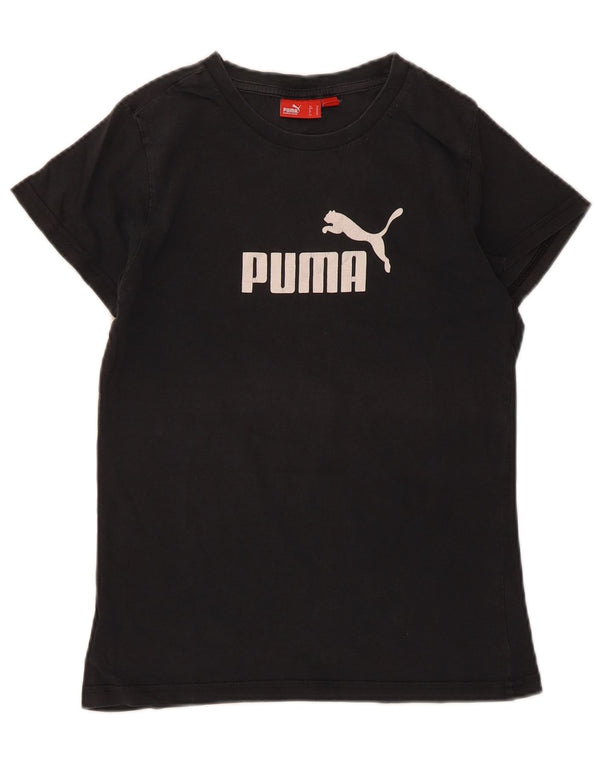 Camiseta Puma Meninos Graphic 11-12 Anos Preto