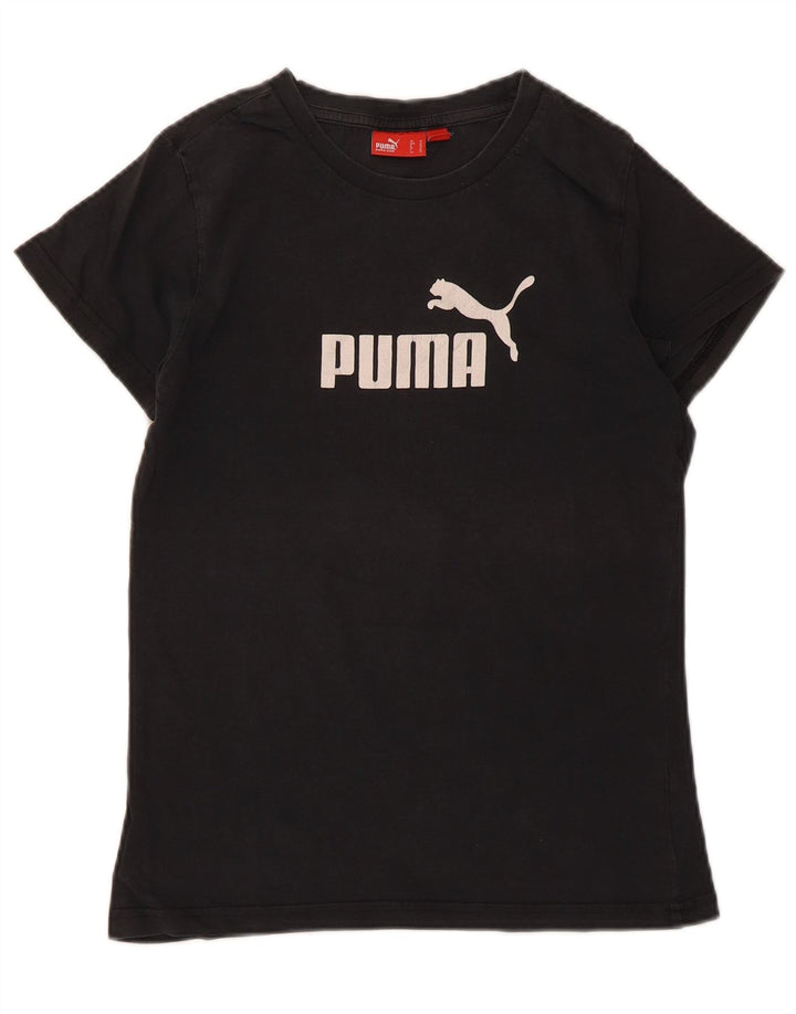 Camiseta Puma Meninos Graphic 11-12 Anos Preto
