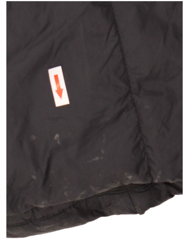Casaco acolchoado feminino Sergio Tacchini UK 14 médio preto nylon