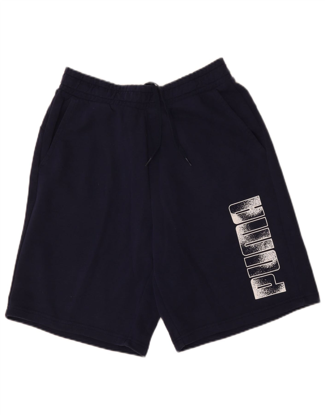 Shorts esportivos gráficos masculinos Puma grandes azul marinho