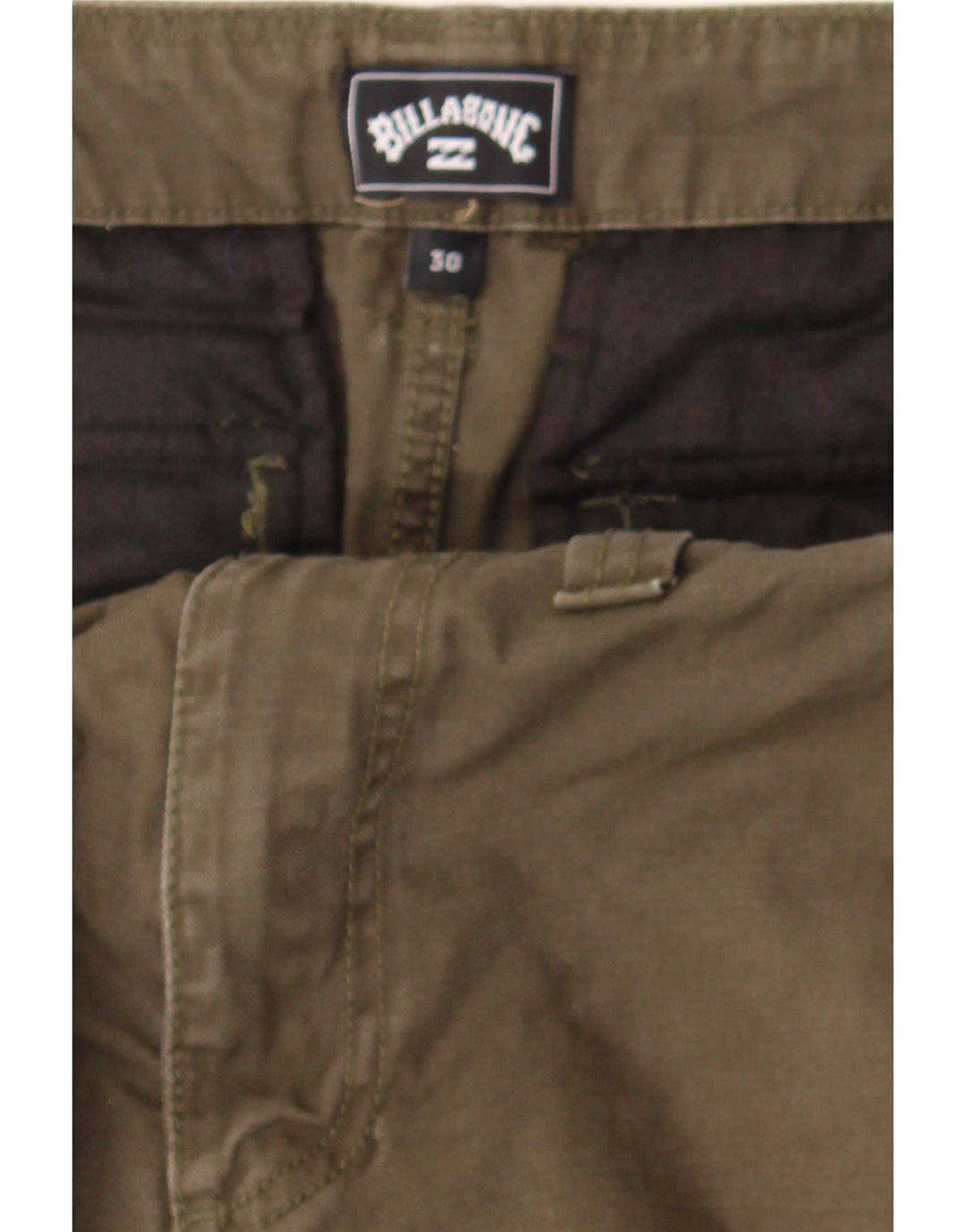 Shorts cargo masculino Billabong W30 médio cáqui