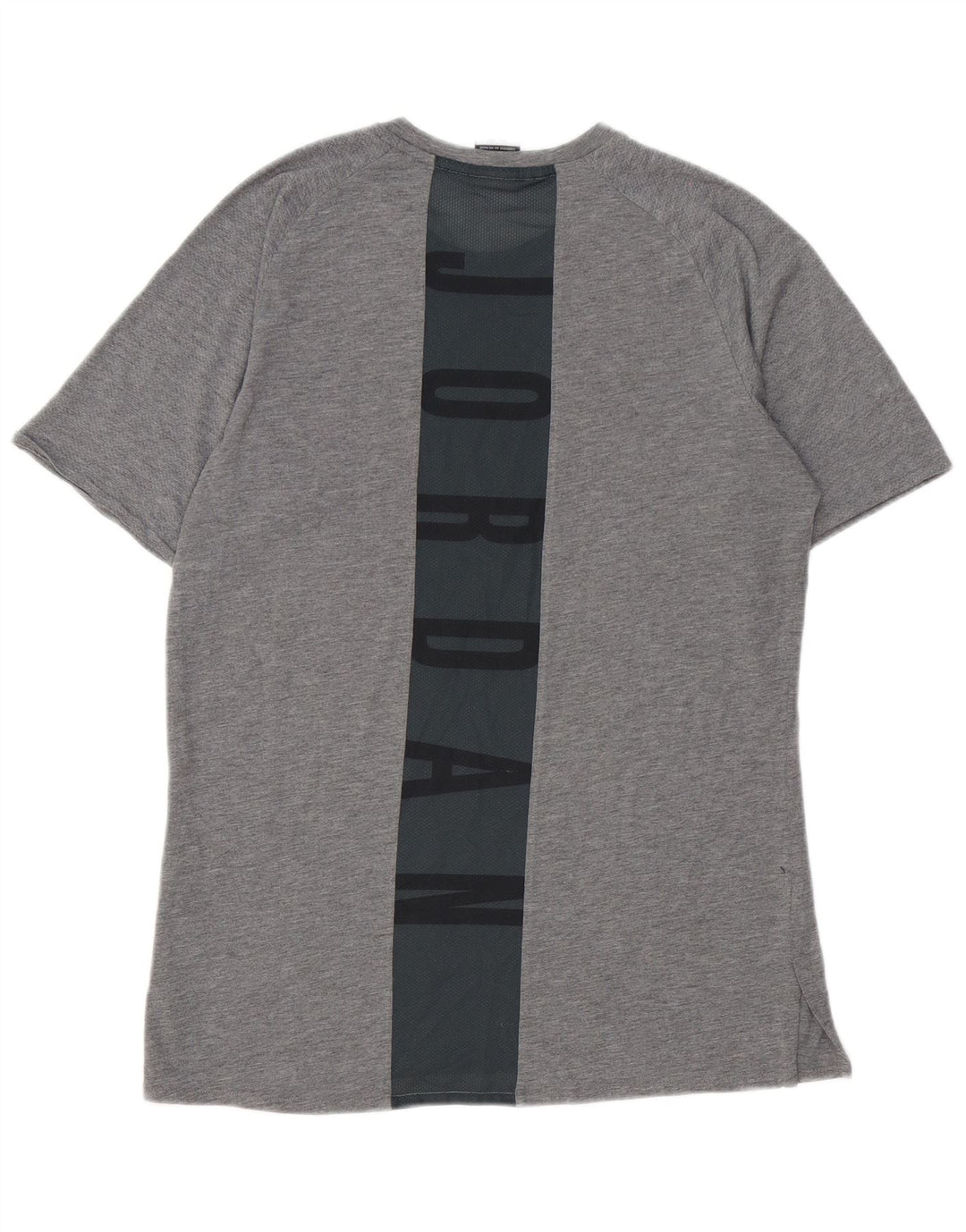 Camiseta Jordan masculina gráfica Top cinza médio colorblock