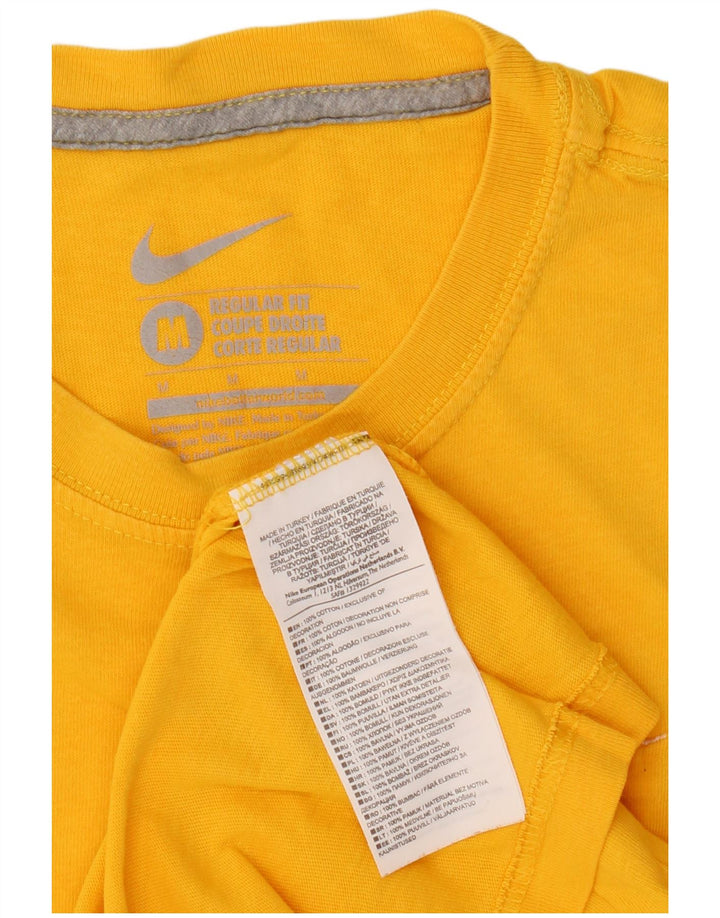 Colete Nike Masculino Regular Fit Top Médio Algodão Amarelo