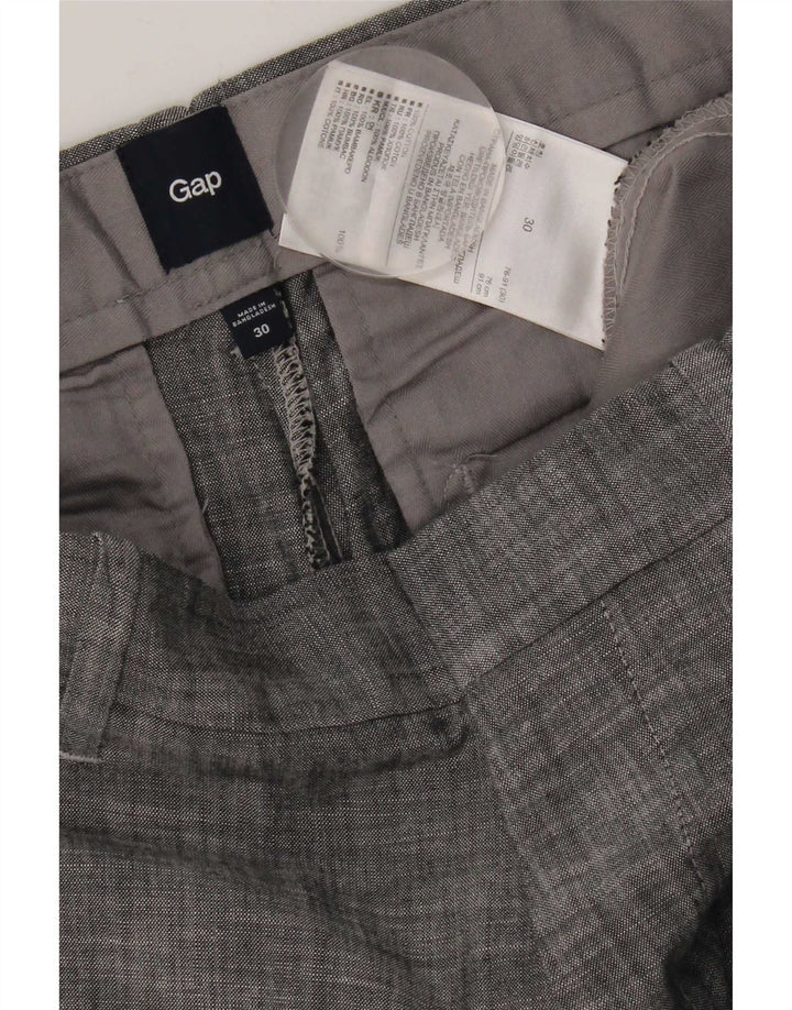 Shorts Chino Masculino Gap W30 Algodão Cinza Médio