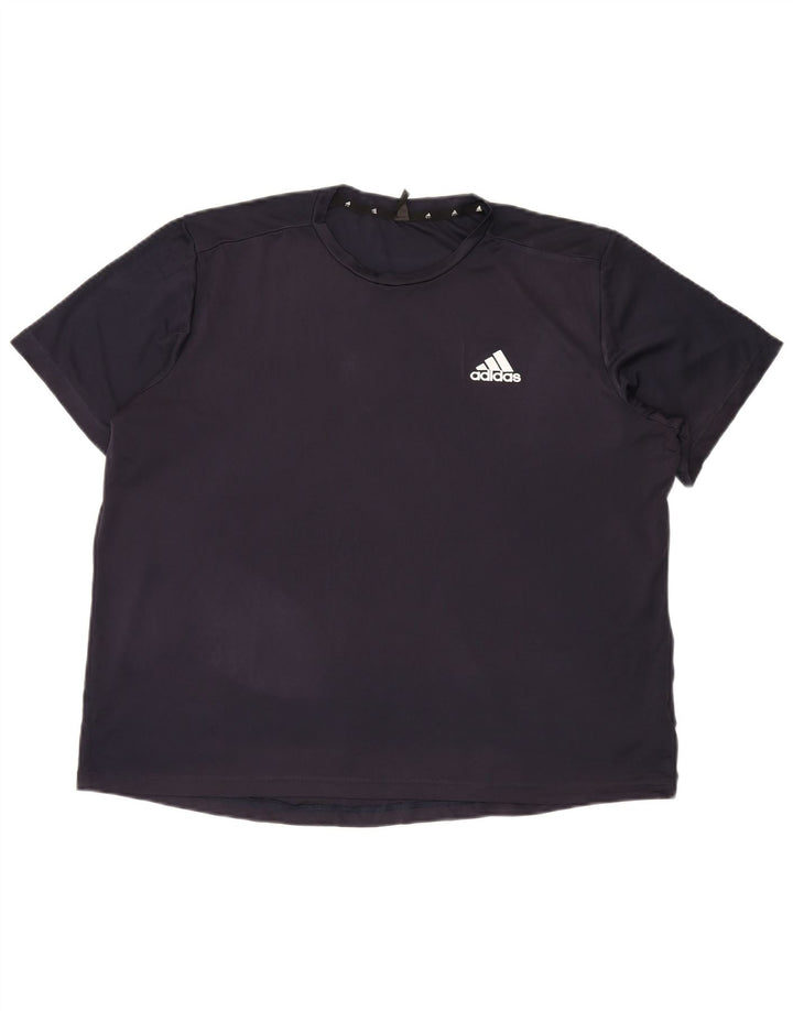 Camiseta masculina ADIDAS Aeroready Top XL azul marinho poliéster
