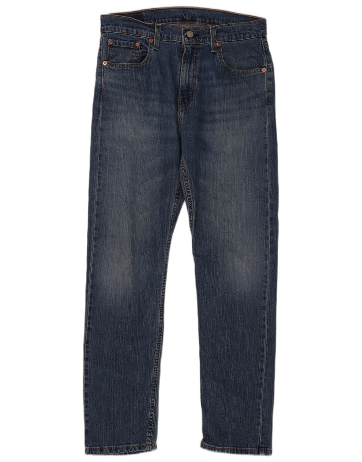 Levi's Masculino 502 Tapered Jeans W33 L32 Azul Algodão