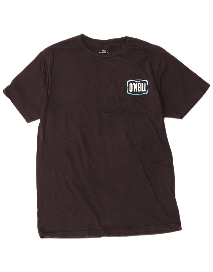 Camiseta masculina O'Neill com ajuste moderno gráfico top médio algodão preto