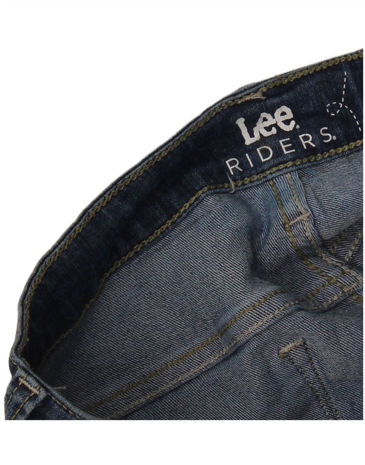 Lee Womens Riders Mid Rise Skinny Jeans W30 L26 Azul