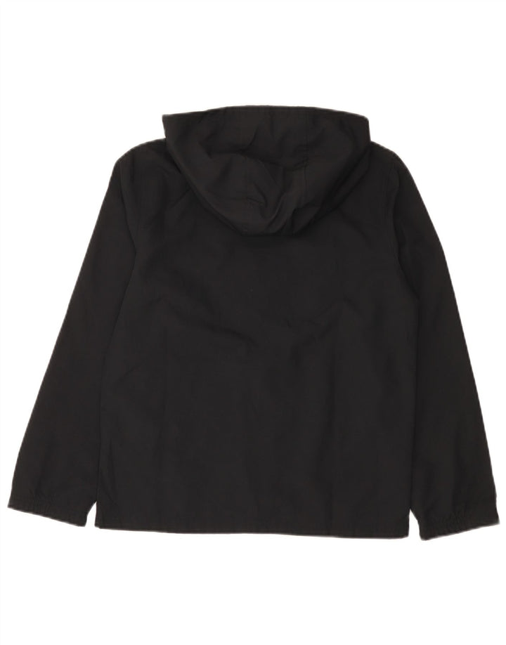 Jaqueta de chuva com capuz para meninos Under Armour 9-10 anos poliéster preto médio
