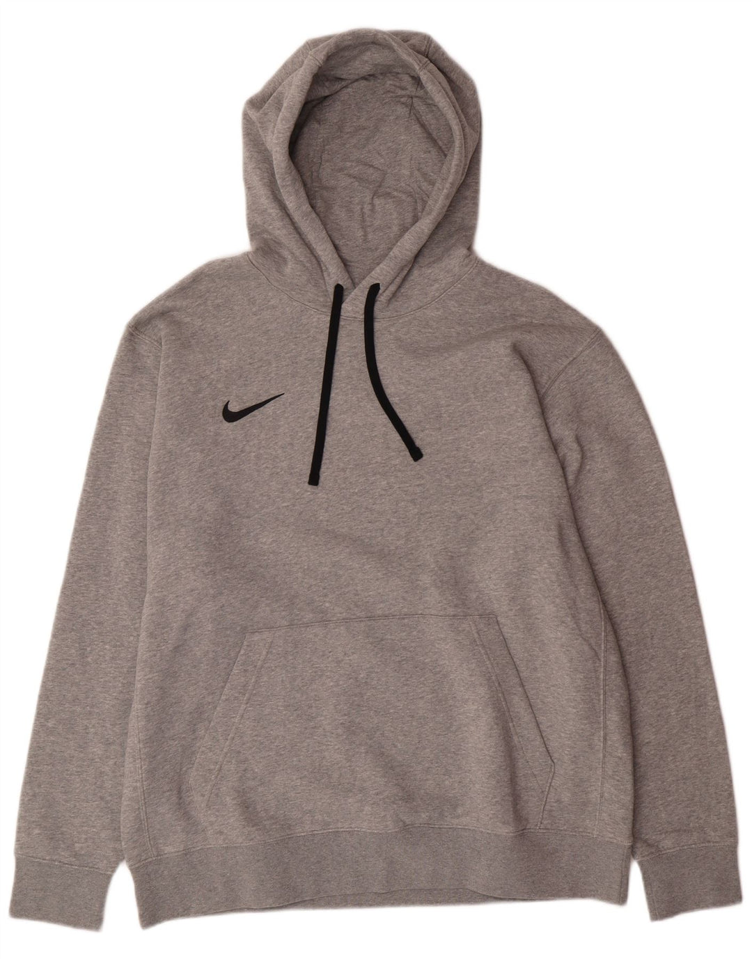 Nike masculino moletom com capuz XL cinza algodão