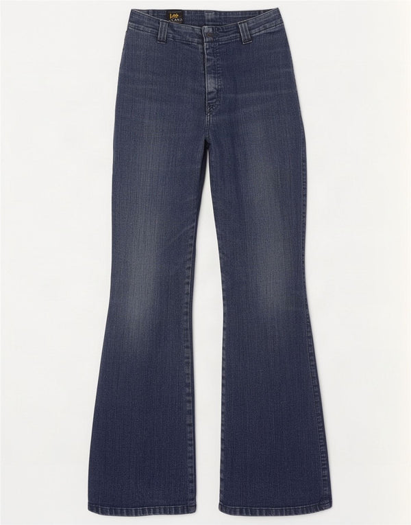 Lee Womens Kiana Flared Jeans W30 L31 Azul Algodão