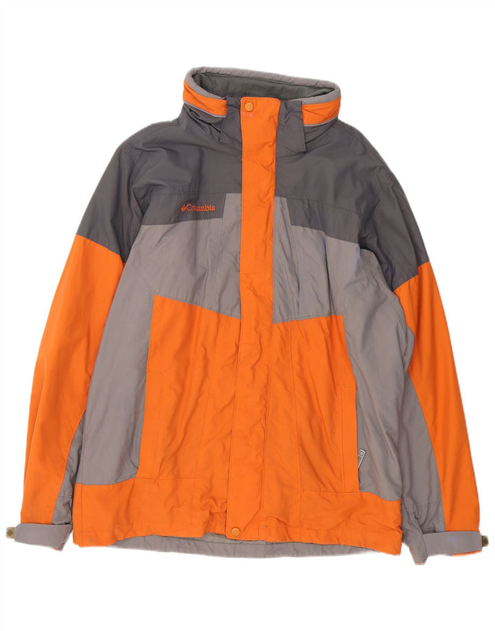 Jaqueta de esqui Columbia Mens Bugaboo Loose Fit UK 38 Medium Orange Colourblock