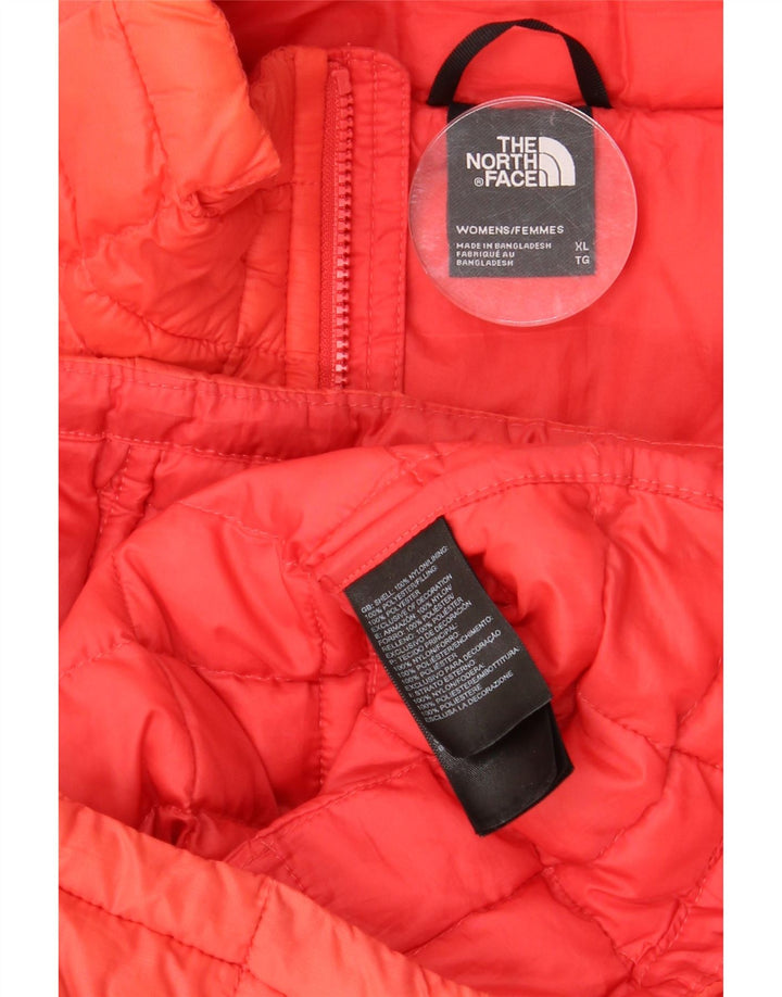 Jaqueta acolchoada feminina THE NORTH FACE UK 18 XL laranja poliéster