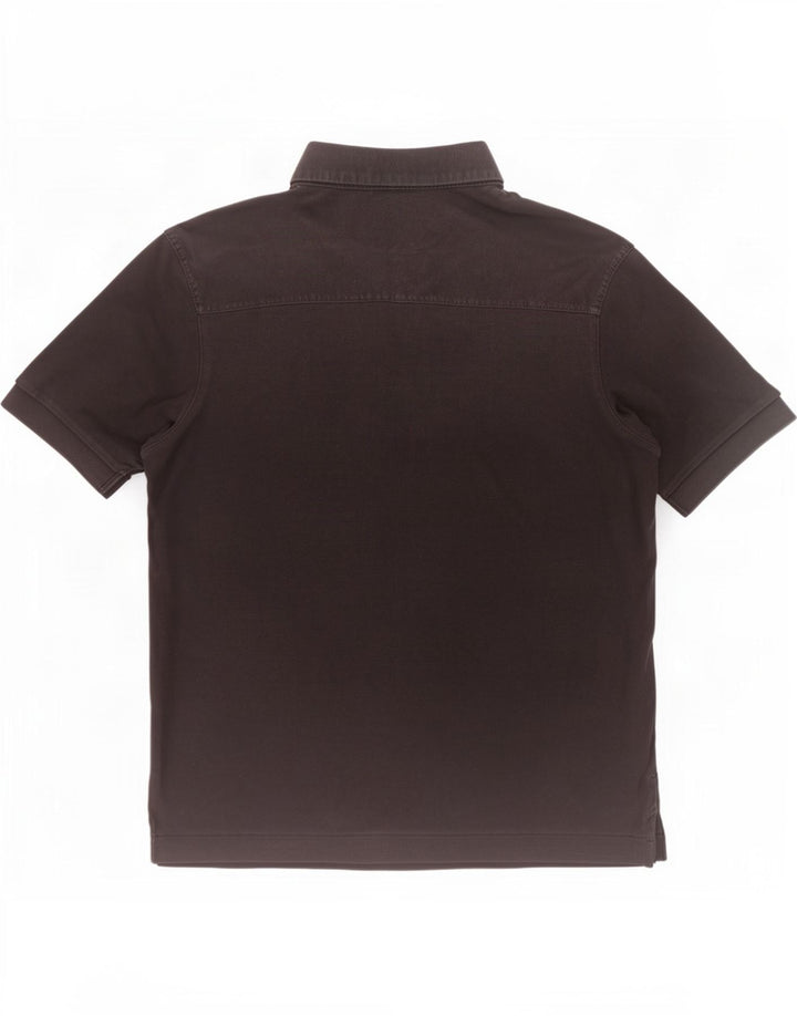 Camisa polo masculina Fred Perry de algodão preto médio
