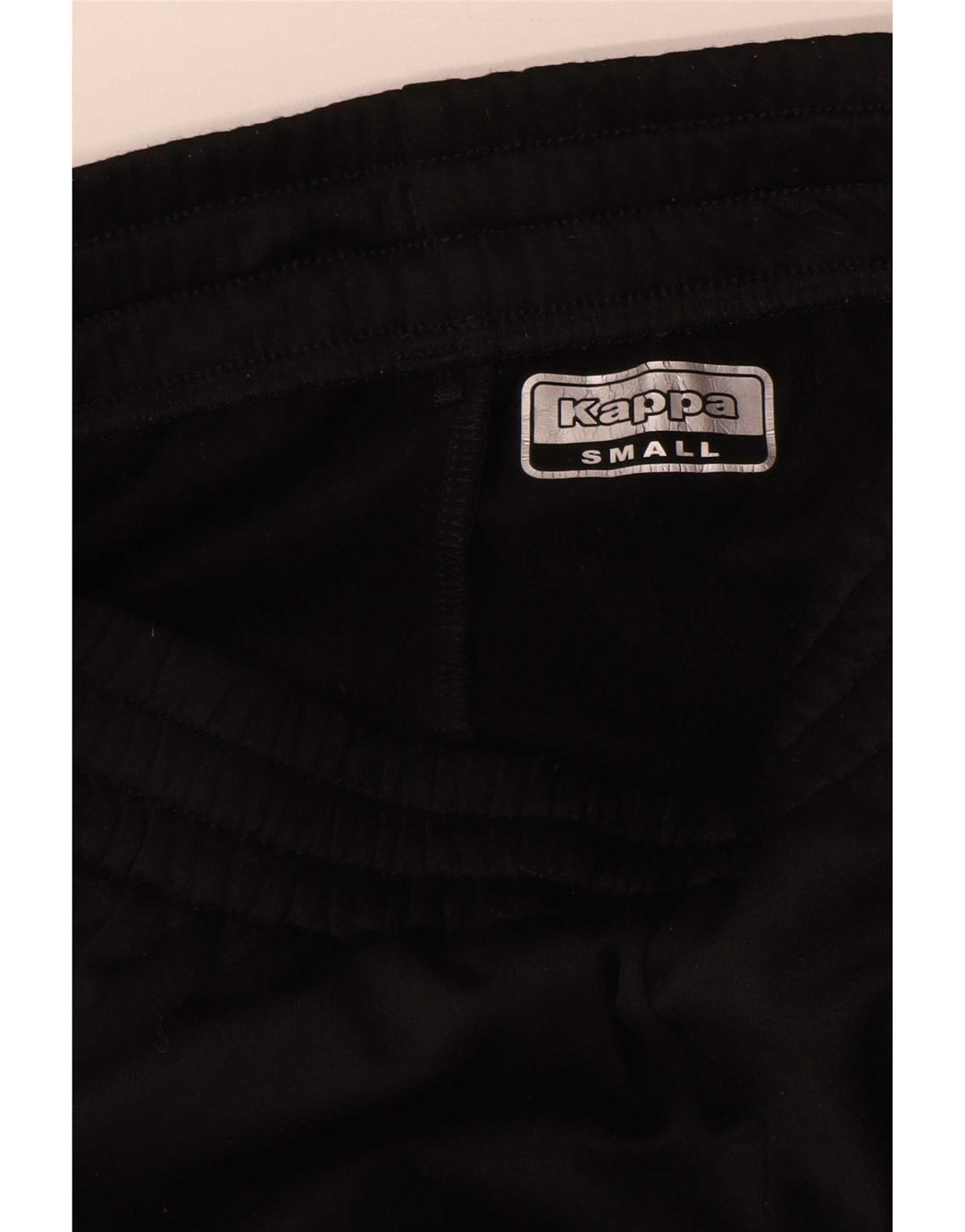 Kappa Mens Graphic Tracksuit Calça Joggers Pequeno Poliéster Preto