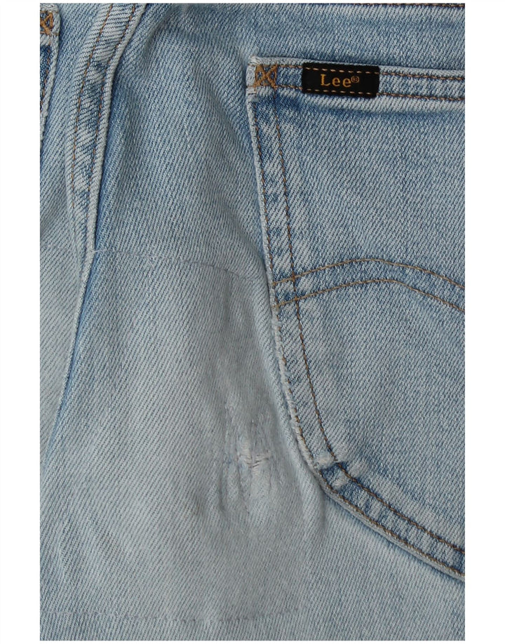LEE Mens Rider Slim Jeans W32 L36 Azul Algodão