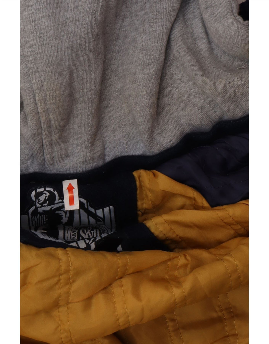 Jaqueta masculina SUPERDRY Graphic Varsity UK 38 médio azul marinho colorblock