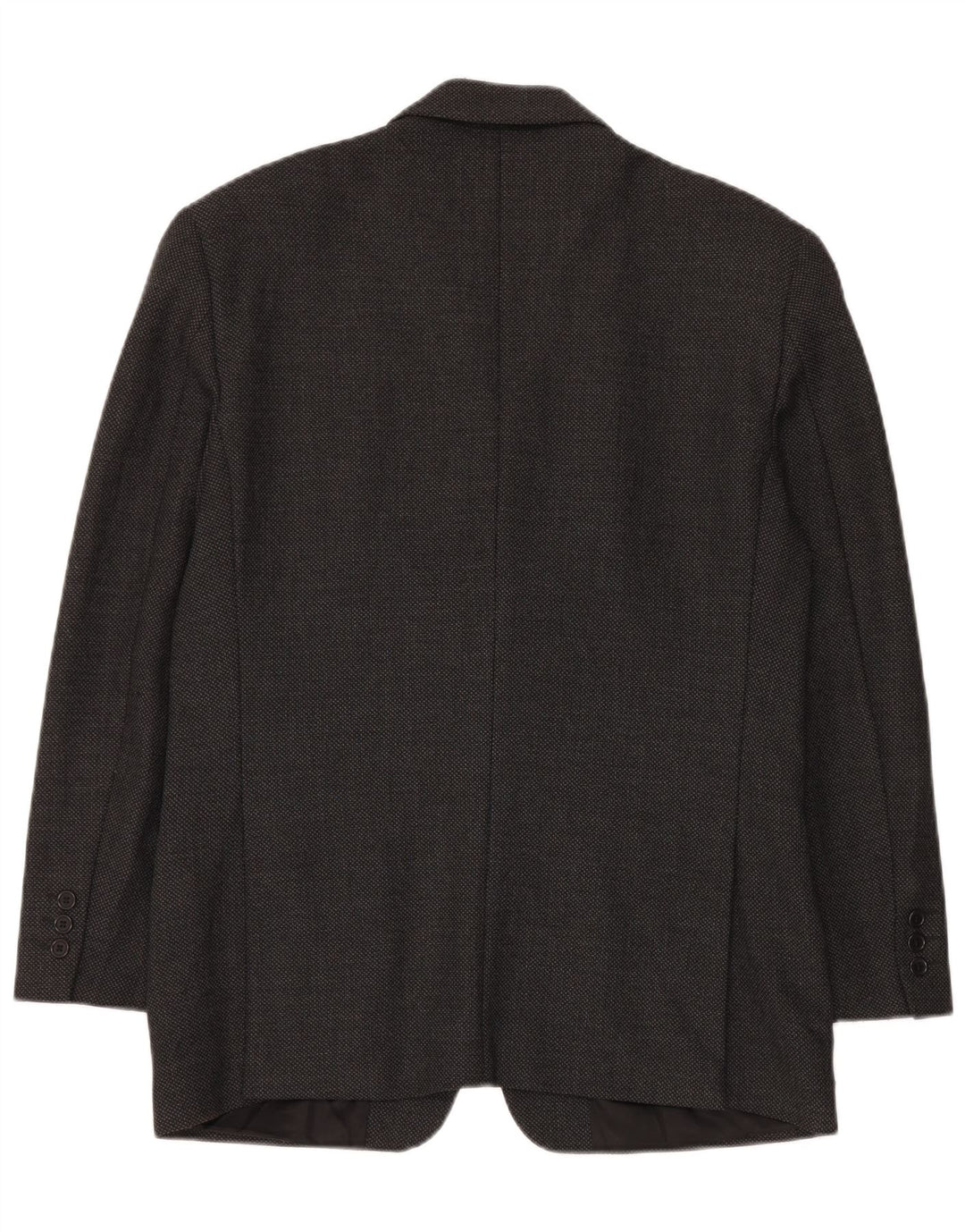 Jaqueta blazer masculina Byblos com 3 botões EU 48 lã cinza médio