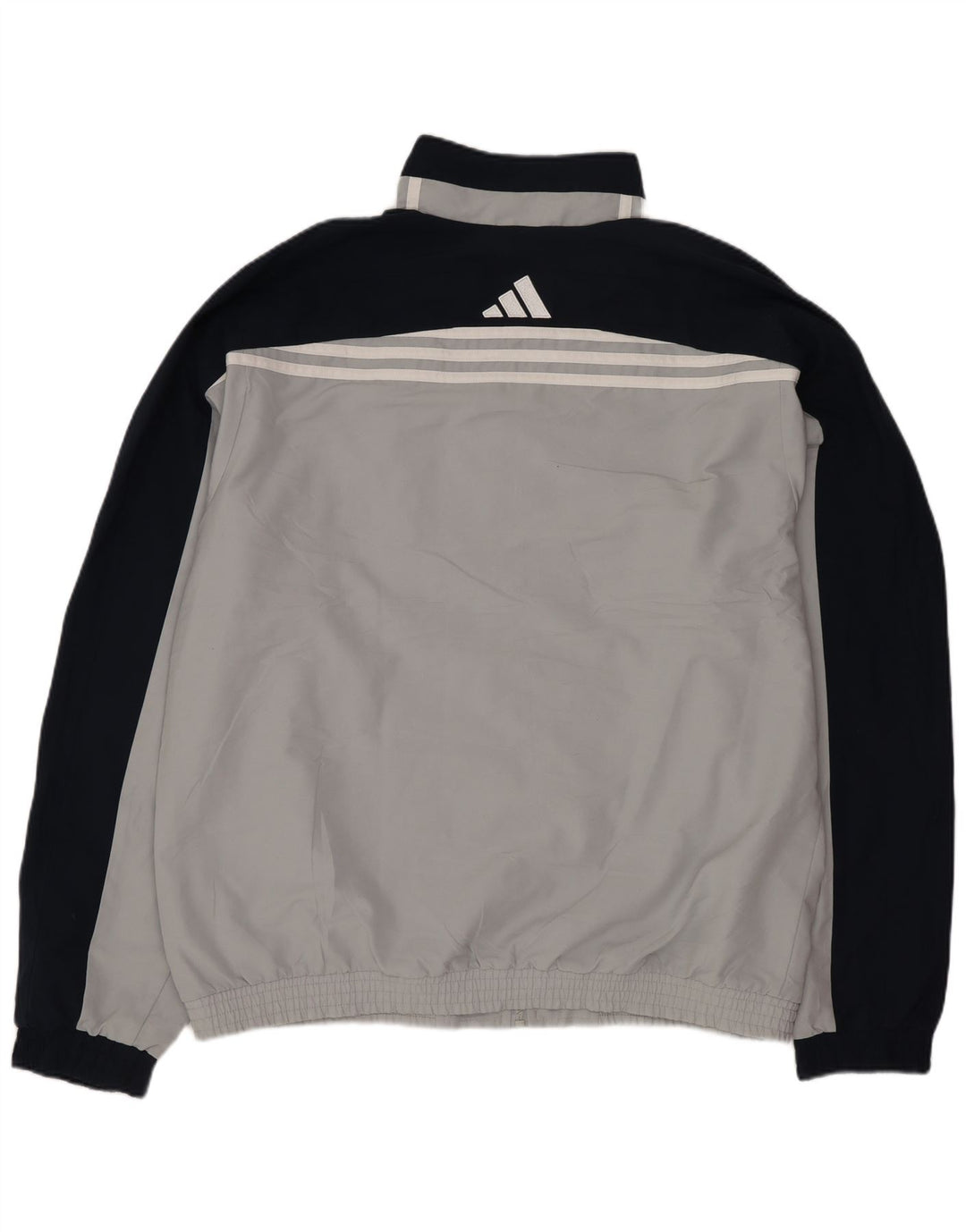Adidas Mens Full Tracksuit UK 40/42 Médio Azul Marinho Colorblock Poliéster