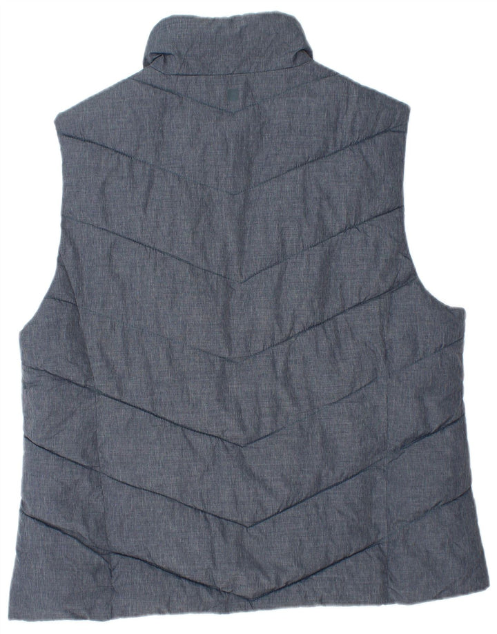 Colete acolchoado feminino Mountain Warehouse UK 18 XL azul marinho poliéster