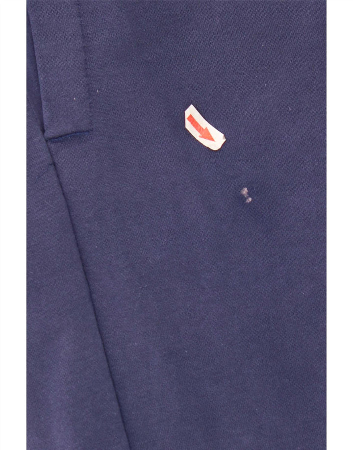 Calça de treino Nike masculina gráfica pequena algodão azul marinho