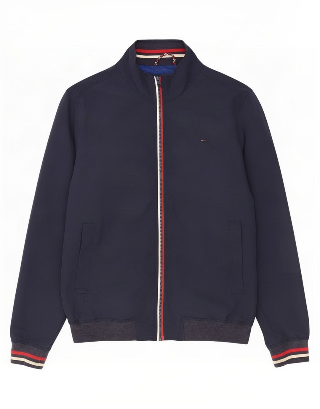 Jaqueta bomber masculina Tommy Hilfiger UK 42 XL azul marinho poliamida