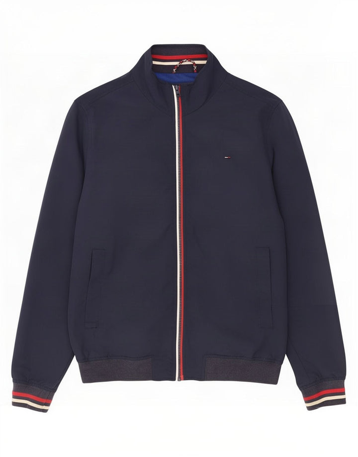 Jaqueta bomber masculina Tommy Hilfiger UK 42 XL azul marinho poliamida