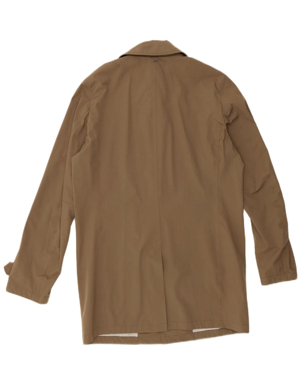 Liu Jo Trench Coat Masculino Reino Unido 36 Pequeno Cáqui Poliamida