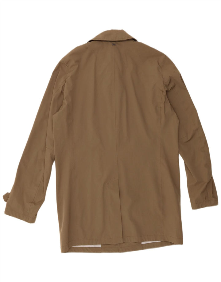 Liu Jo Trench Coat Masculino Reino Unido 36 Pequeno Cáqui Poliamida