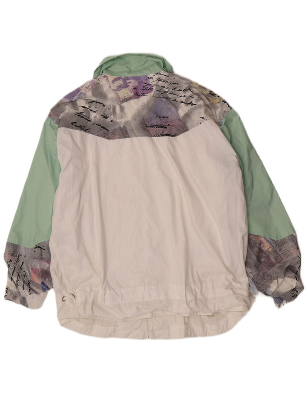 Ellesse Mens Treino Top Jacket IT 46 Small White Colourblock Poliéster
