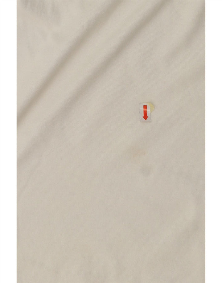 ADIDAS Camiseta Masculina Top Médio Algodão Branco