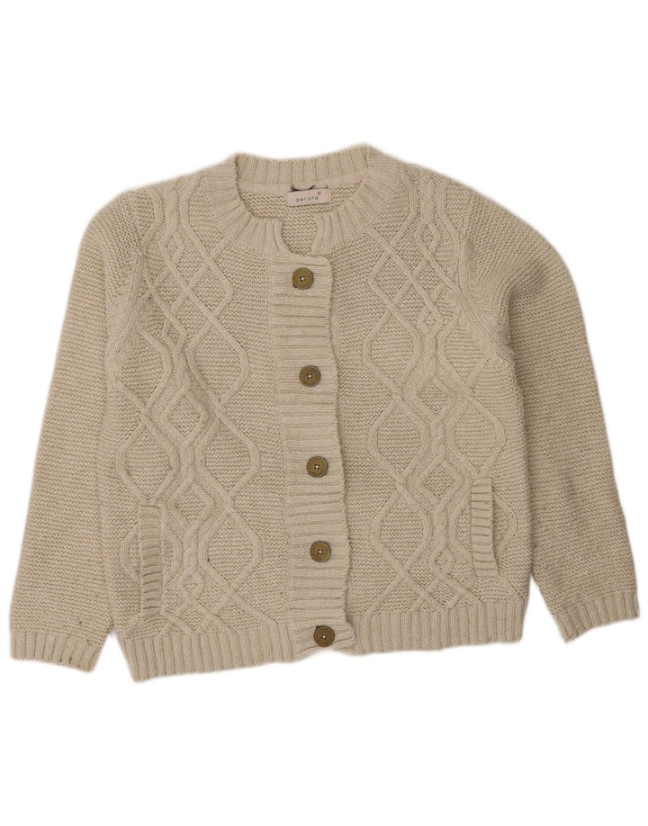 Marks & Spencer Suéter feminino Per Una Cardigan Reino Unido 16 Grande Off White