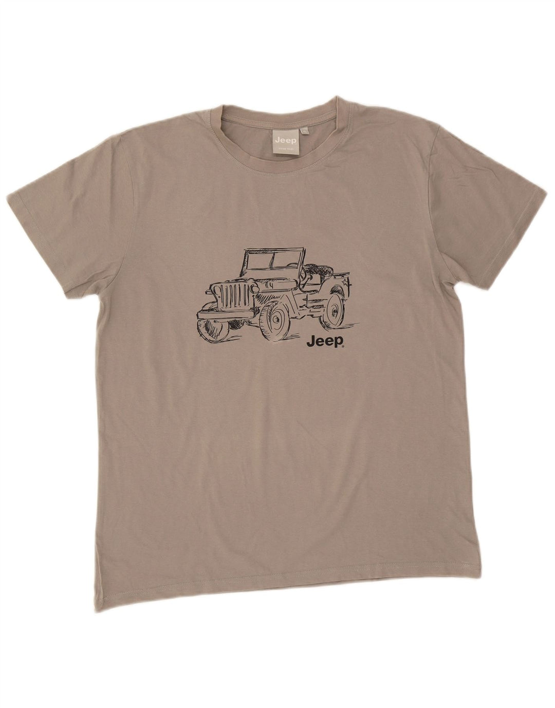Camiseta gráfica masculina Jeep Top XL cinza