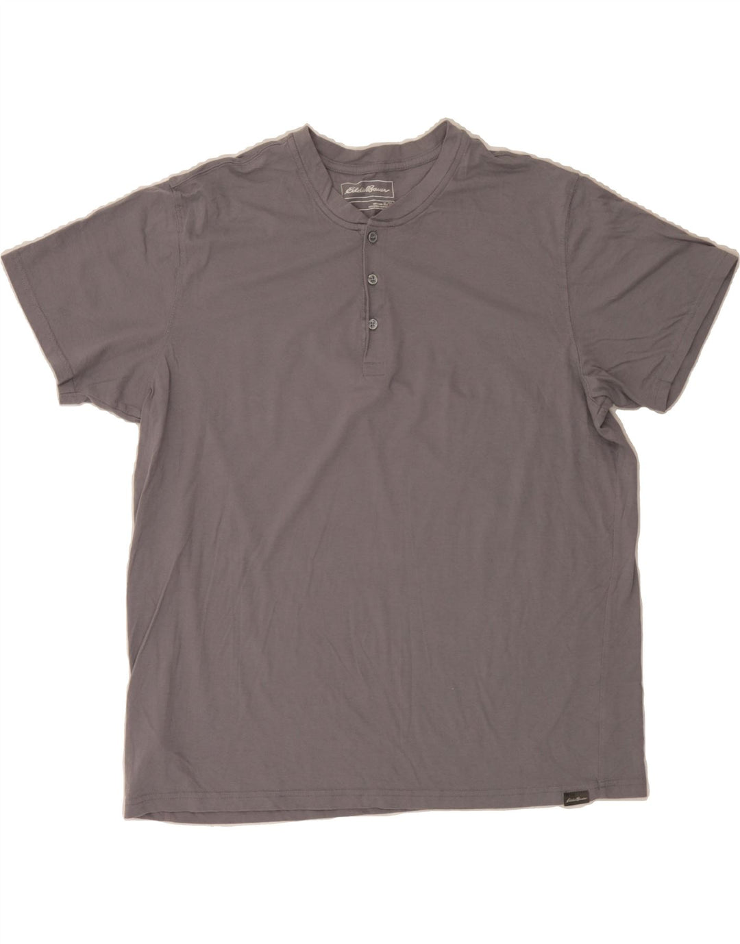 EDDIE BAUER Mens T-Shirt Top XL Grey Cotton Vintage Eddie Bauer and Second-Hand Eddie Bauer from Messina Hembry 