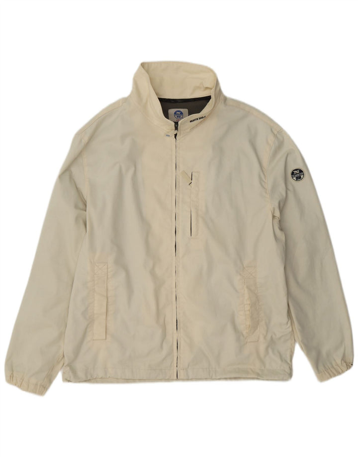 Jaqueta de chuva masculina North Sails UK 40 grande poliamida off white